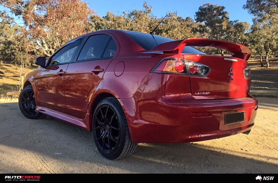 MITSUBISHI LANCER VENOM MATTE BLACK